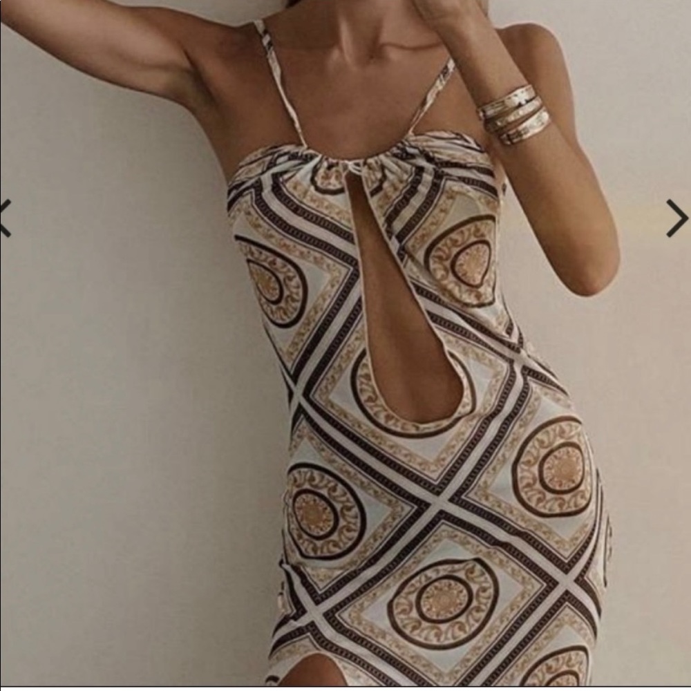 NWOT Jgr & Stn 2022 resort paris mesh dress size 4 (small). Sheer material.